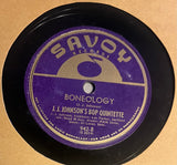 J. J. Johnson's Bop Quintette - Down in Vernon's Alley b/w Boneology