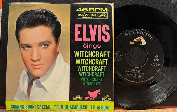 Elvis Presley - Bossa Nova Baby b/w Witchcraft w/ PS – Orbit Records