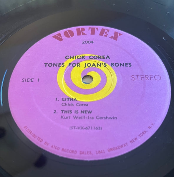 Chick Corea - Tones For Joan's Bones – Orbit Records