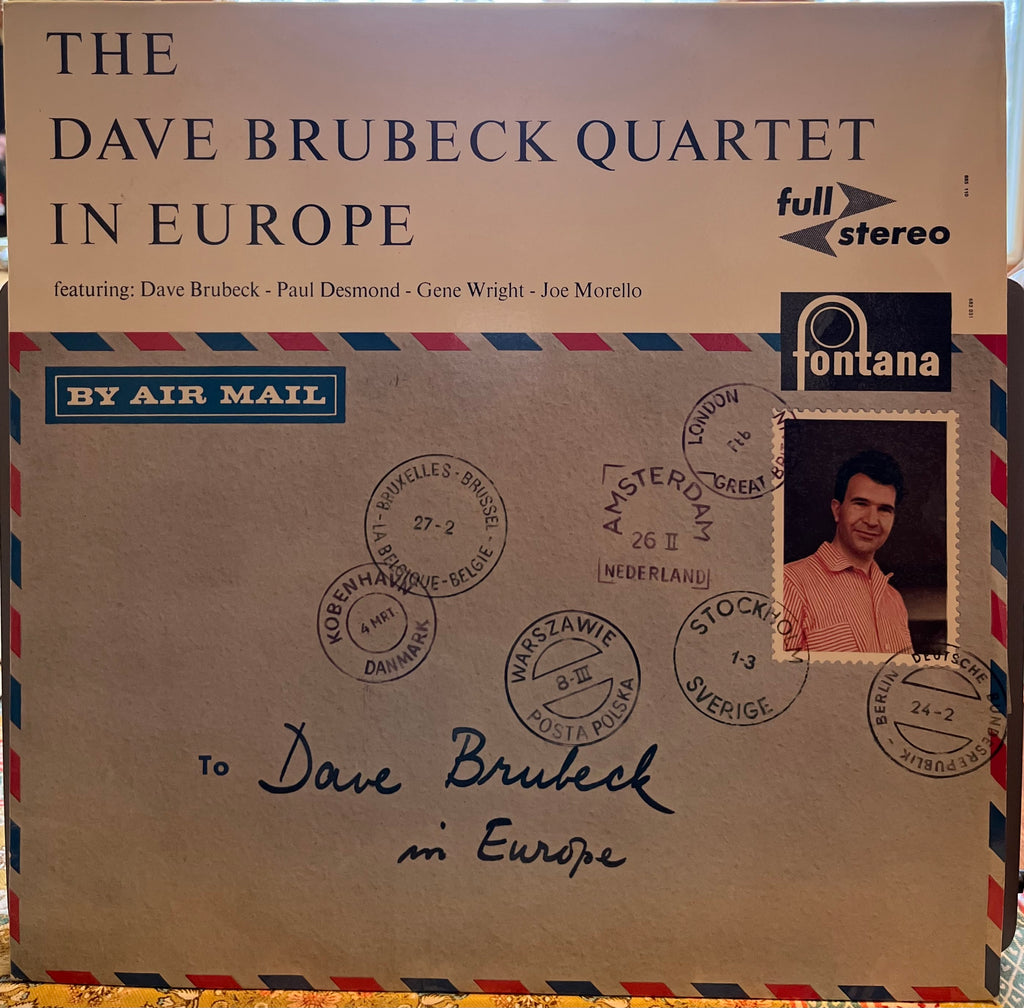 Dave Brubeck Quartet In Europe - Pressed in Holland