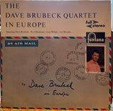 Dave Brubeck Quartet In Europe - Pressed in Holland