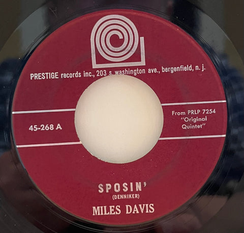 Miles Davis - Sposin' b/w Just Squeeze Me