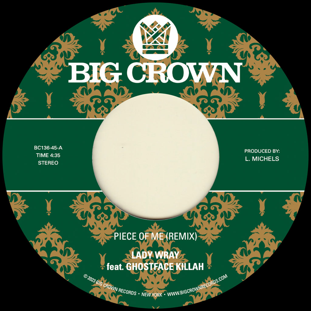 Lady Wray - Piece Of Me (feat. Ghostface Killah) - 7" 45