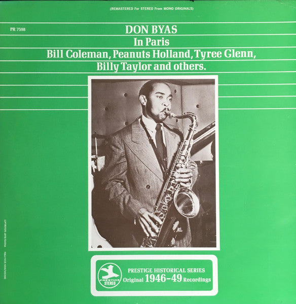 Don Byas in Paris 1946-1949