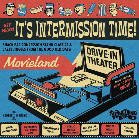 Something Weird - Hey Folks! It's Intermission Time! - on limited YELLOW vinyl