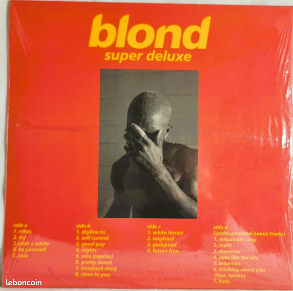 Frank Ocean - Blond - SUPER Deluxe Version - NEW import 2 LP set w