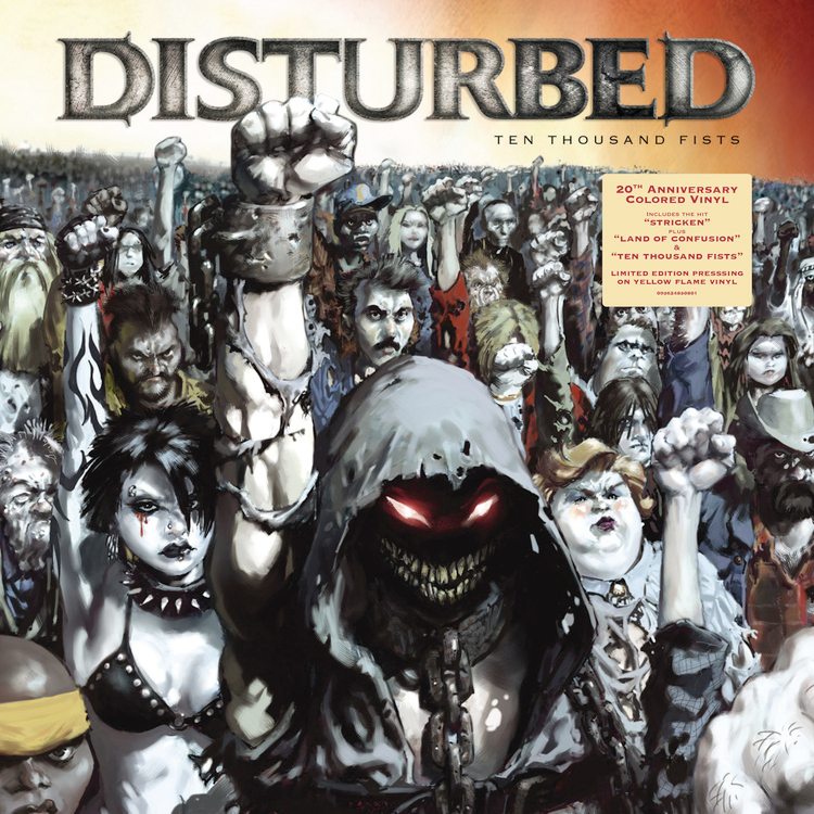 Disturbed - Ten Thousand Fists - 20th Anniversary Edition - 2 LPs on limited colored vinyl