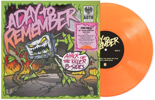 A Day to Remember - Attack of the Killer B's - 10" on colored vinyl for RSD25