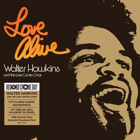 Walter Hawkins - Love Alive - on limited colored vinyl w/ download for RSD24