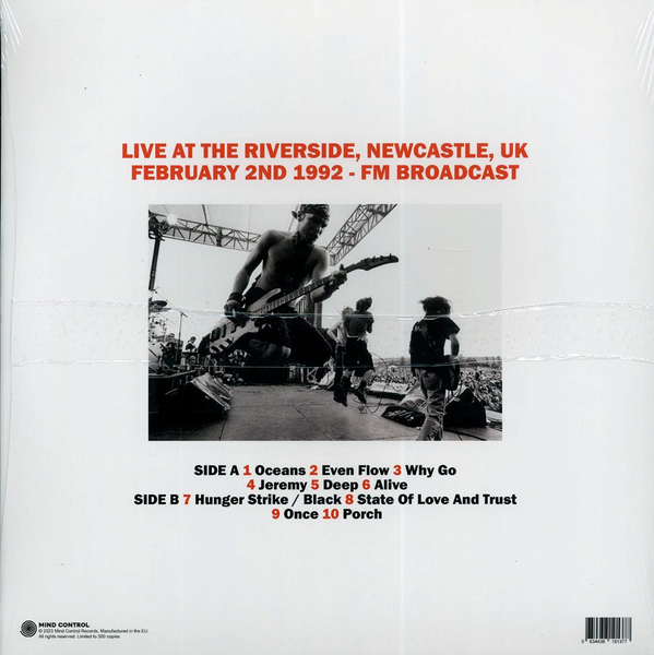 Pearl Jam - Grip The Wheel; 1992 Newcastle Broadcast - import 180g