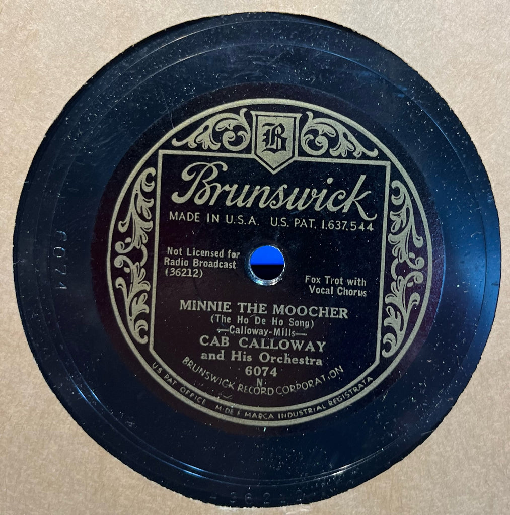 Cab Calloway - Minnie The Moocher b/w Doin' The Rumba