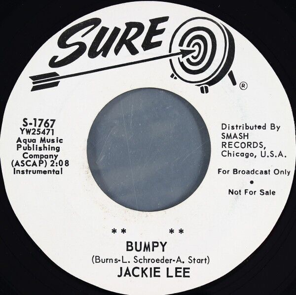 Jackie Lee - Bumpy b/w Hungarian Rhapsody Boogie PROMO