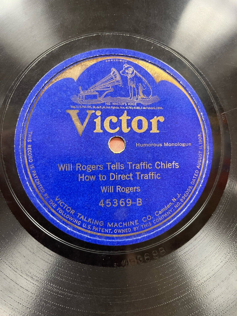 Will Rogers - Will Rogers Nominates Henry Ford... b/w Will Rogers Tells Traffic Chiefs...