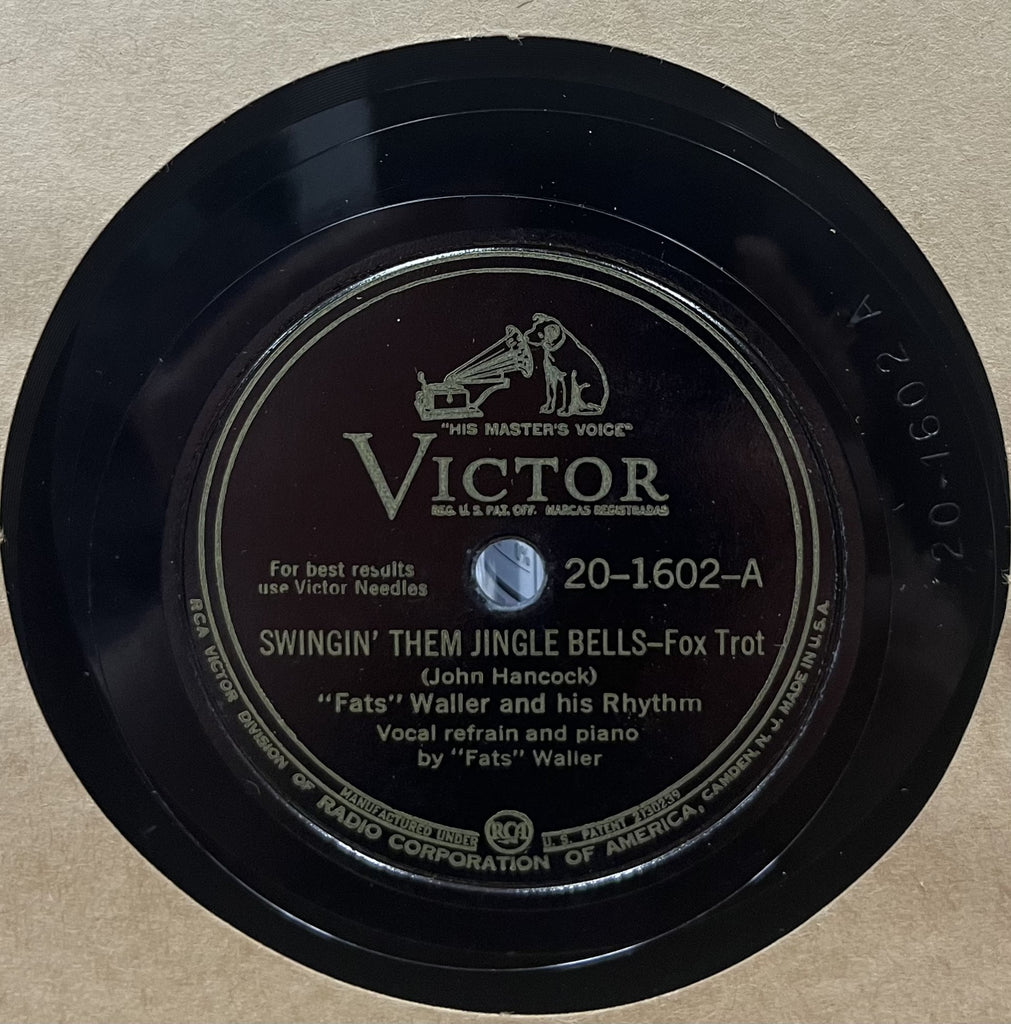 Fats Waller - Swingin' Them Jingle Bells b/w You're Gonna Be Sorry