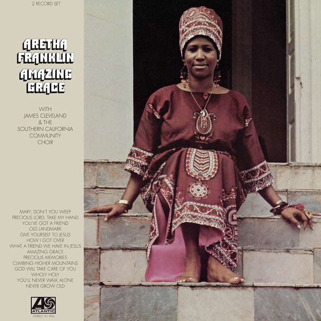 Aretha Franklin - Amazing Grace - 2 LP w/ Rev James Cleveland 50th anniversary edition on Limited Colored vinyl!