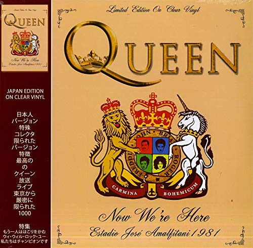Queen - Now We're Here - Estadio Jose Amalfitani 1981 - Limited on clear Vinyl Live Broadcast