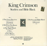 King Crimson - Starless and Bible Black- 200 gram LP w/ download