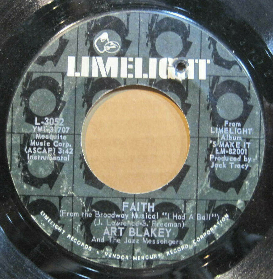 Art Blakey - Faith b/w One For Gamal
