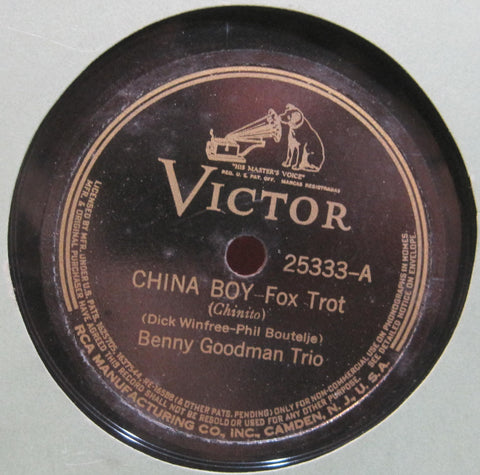 Benny Goodman Trio - China Boy b/w Oh, Lady Be Good