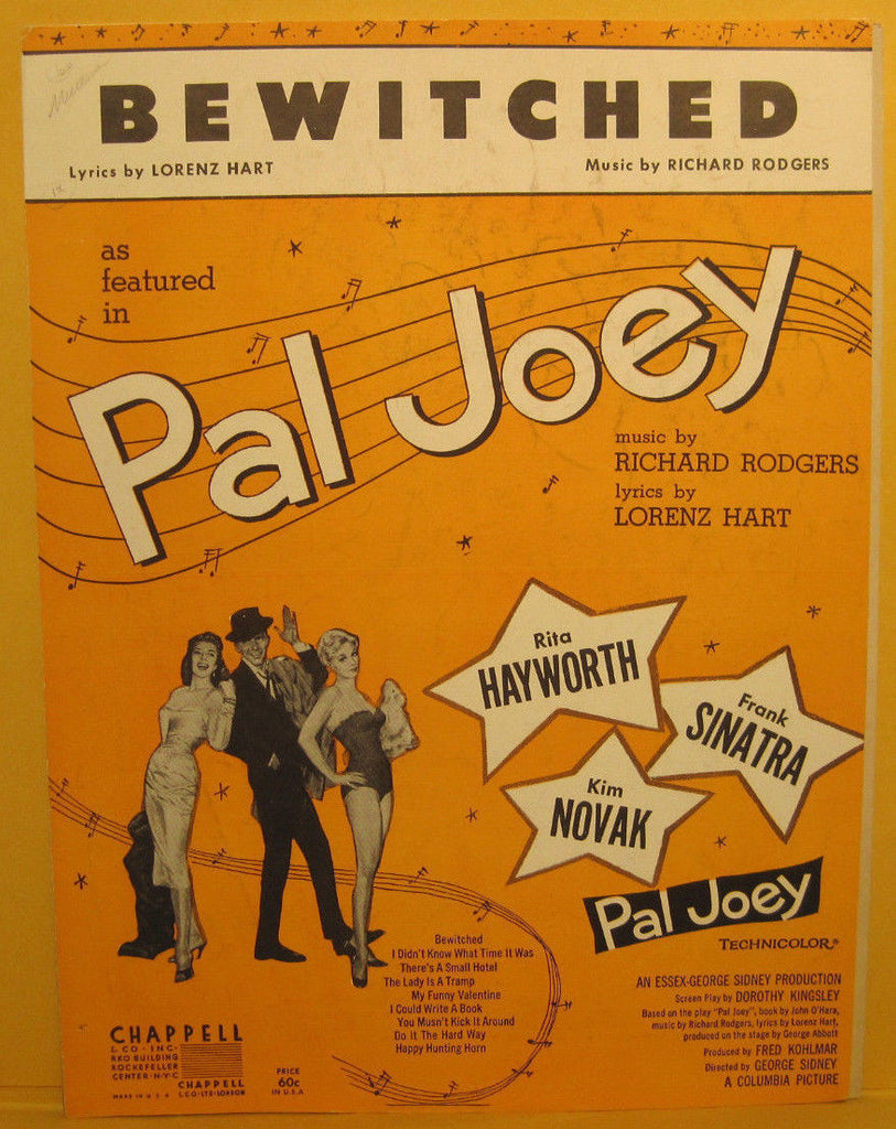 Bewitched - 1941 Sheet Music - Frank Sinatra