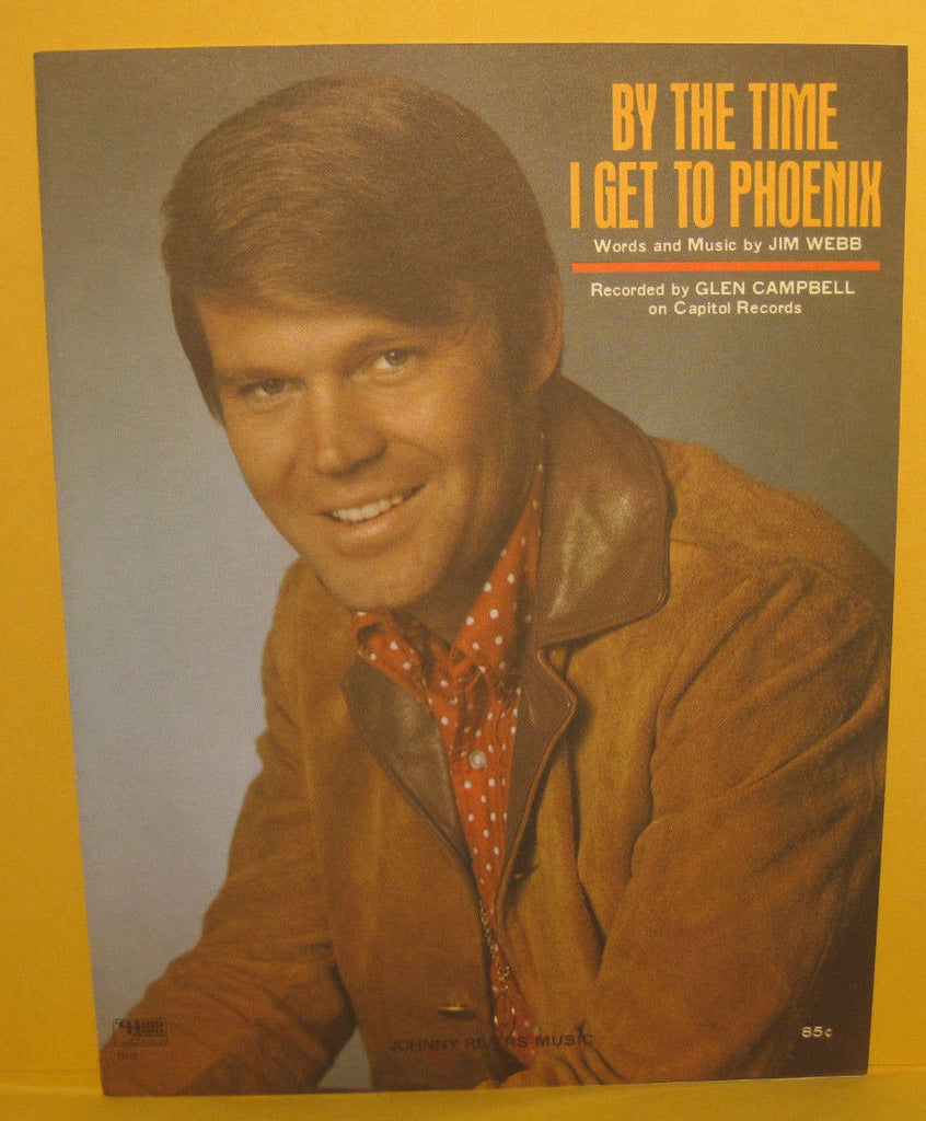 By The Time I Get To Phoenix - 1967 Sheet Music Glen Campbell