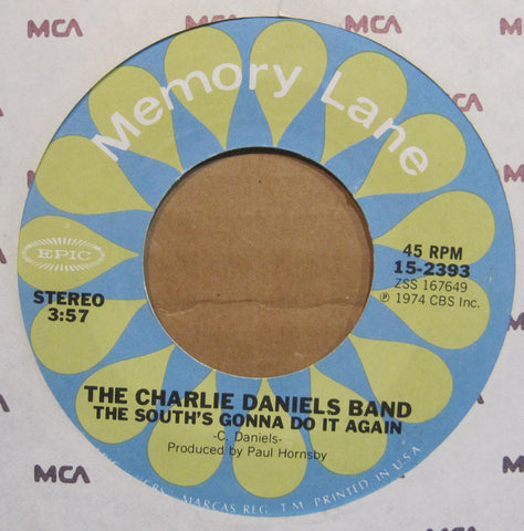 Charlie Daniels Band - The South's Gonna Do It Again b/w Long Haired Country Boy