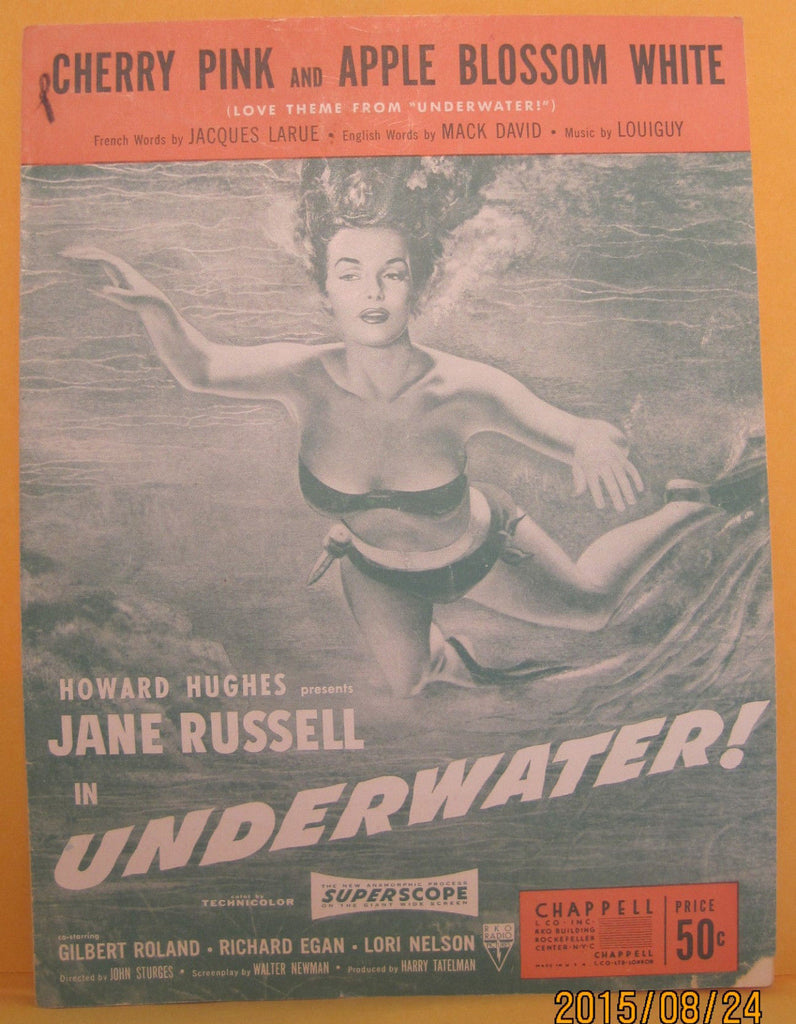 Cherry Pink and Apple Blossom White - 1950 Sheet Music - Jane Russell