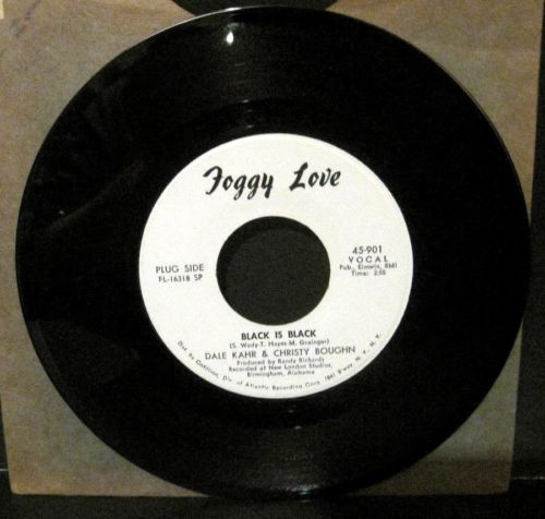 Dale Kahr & Christy Boughin - Black Is Black b/w Moon Shild