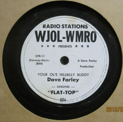 Dave Farley - Flat Top b/w Here Today-Gone Tomorrow