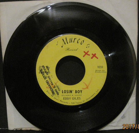 Eddy Giles - Losin' Boy b/w I Got The Blues