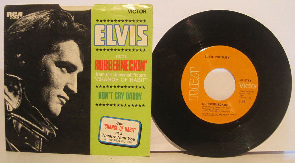 Elvis Presley - Rubberneckin' b/w Don't Cry Daddy PS