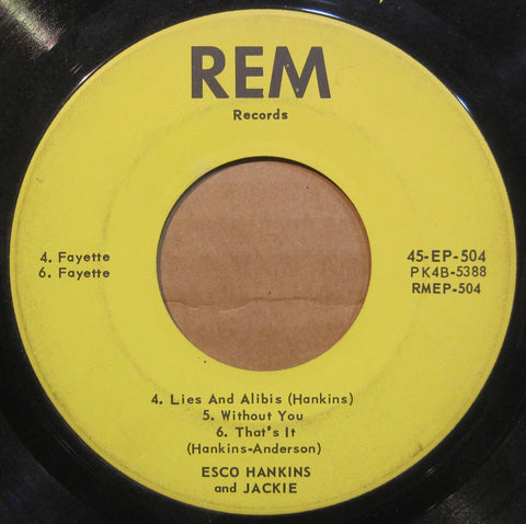 Esco Hankins - Lies and Alibis Ep