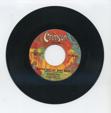 Damon Fox - Gotta Get My Baby Back/ Black Widow Spider