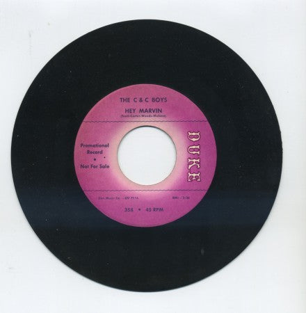 C & C Boys - Hey Marvin/ You Stole My Heart