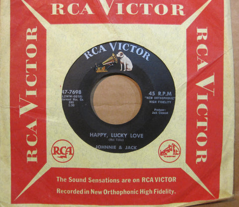 Johnnie and Jack - Happy, Lucky Love b/w Sweetie Pie