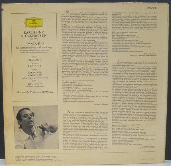 Karlheinz Stockhausen - Hymnen – Orbit Records
