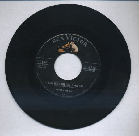 Elvis Presley - I Want You, I Need You, I Love You/ My Baby Left Me