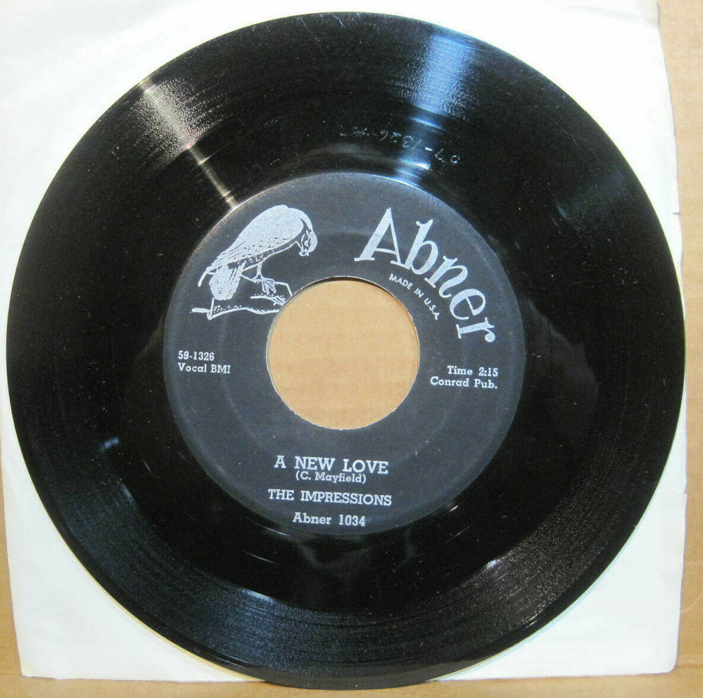 Impressions - A New Love b/w That You Love Me