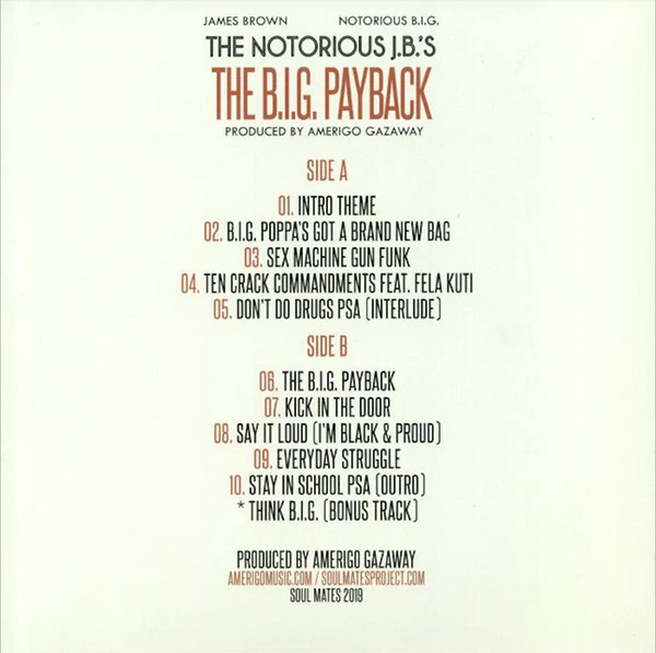 Amerigo Gazaway - The B.I.G. Payback W/ James Brown & The Notorious B ...