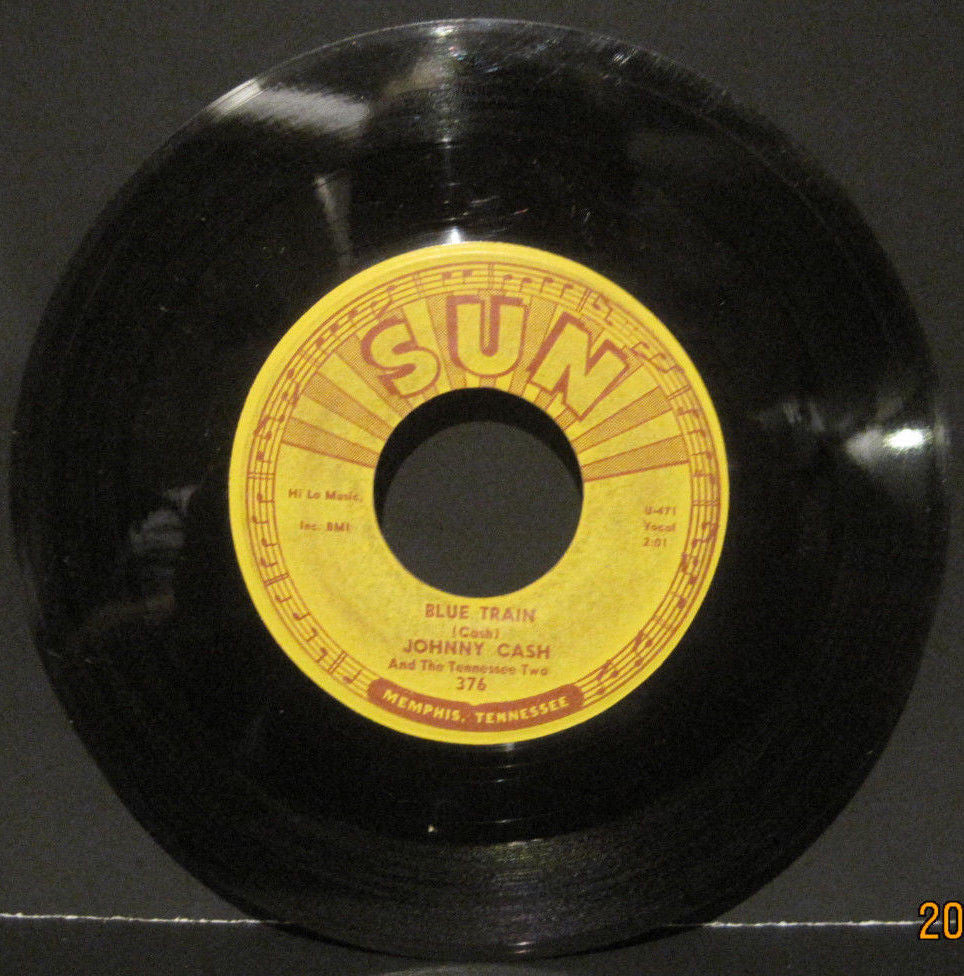 Johnny Cash - Blue Train b/w Born To Lose