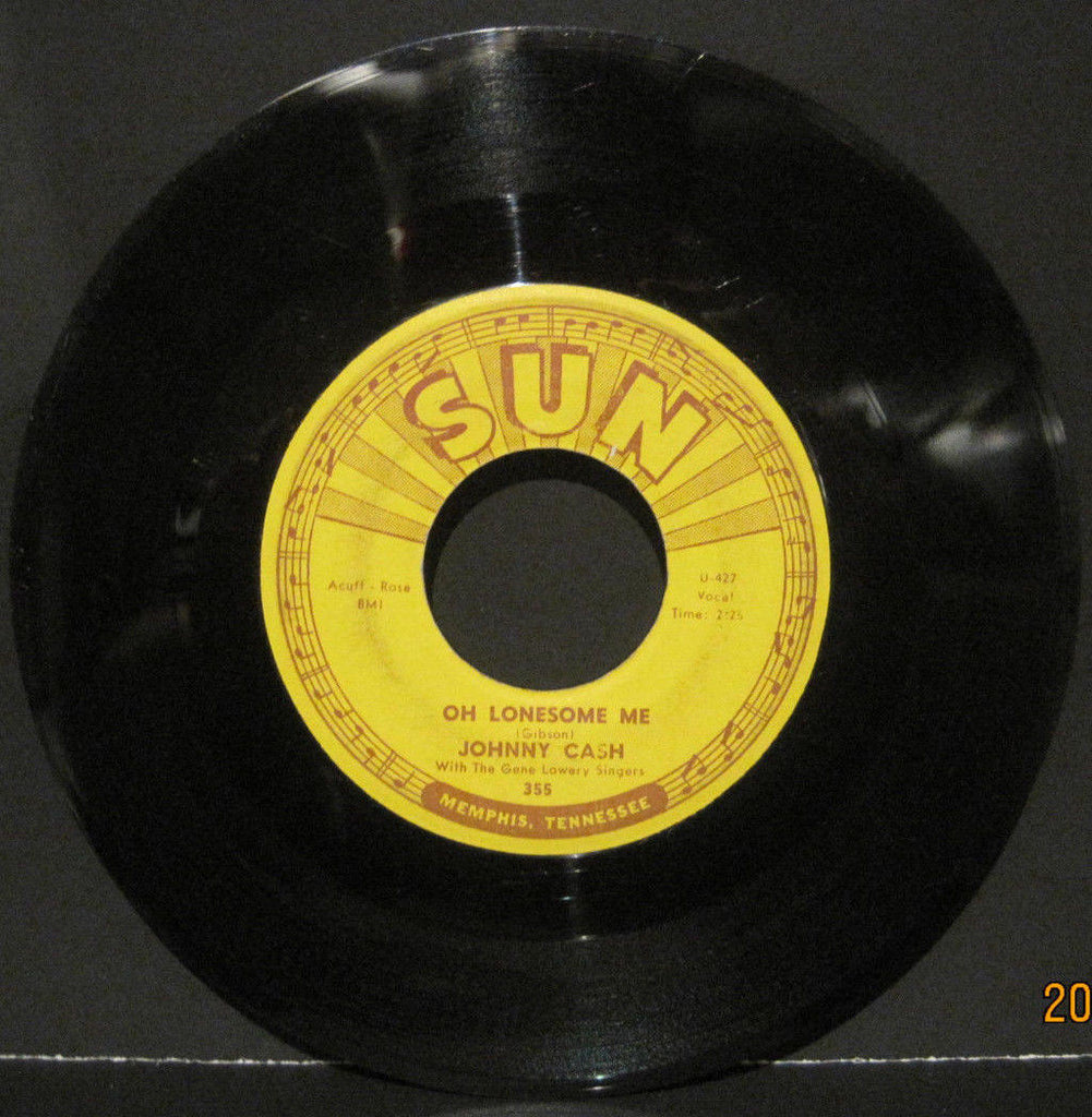 Johnny Cash - Oh Lonesome Me b/w Life Goes On