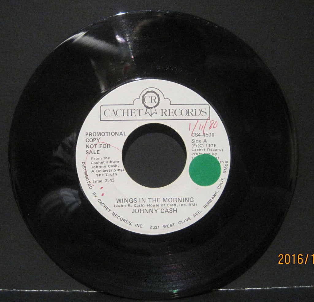 Johnny Cash - Wings In The Morning b/w What On Earth