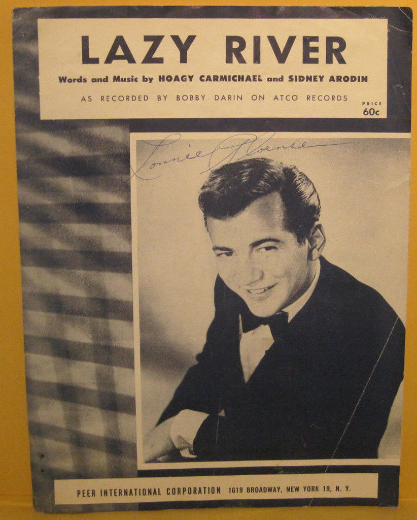 Lazy River - 1958 Sheet Music - Bobby Darin