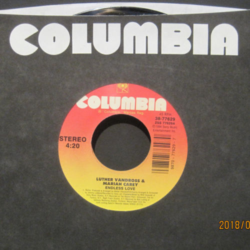 Luther Vandross & Mariah Carey - Endless Love b/w Endless Love (Inst)