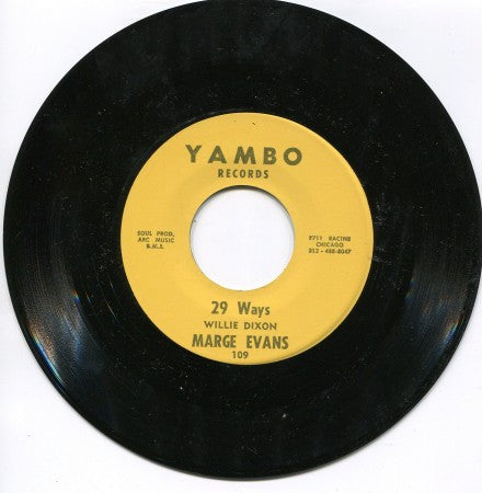 Marge Evans - When I Make Love / 29 Ways