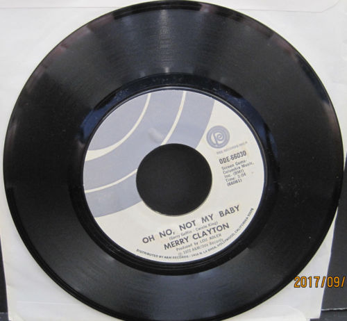 Merry Clayton - Oh No, Not My Baby b/w Suspicious Minds