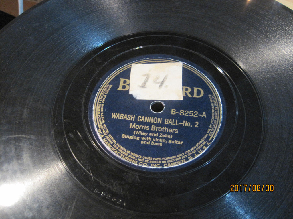 Morris Brothers - Wabash Cannonball No. 2 b/w One Little Word