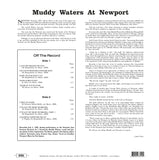 Muddy Waters - At Newport import PICTURE DISC