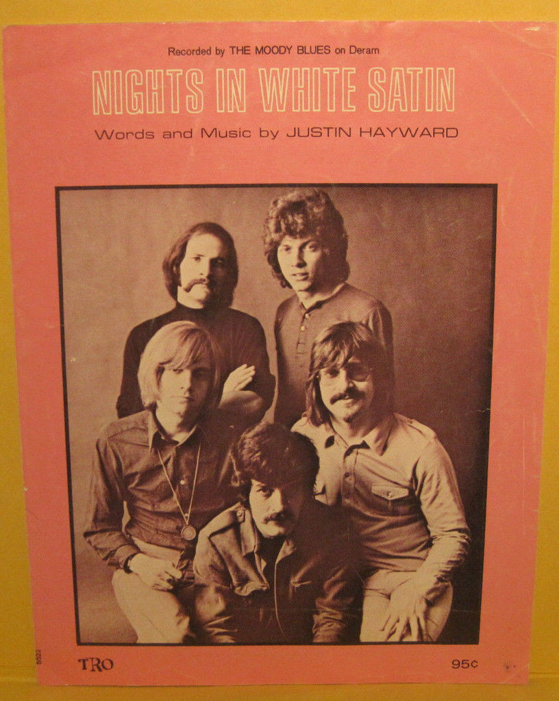 Nights in White Satin - 1968 Sheet Music - The Moody Blues