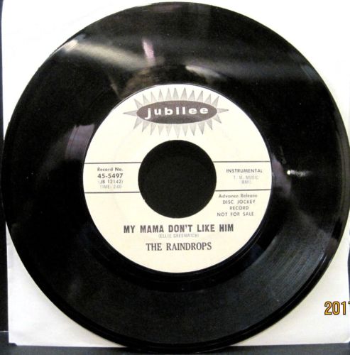 Raindrops - Don't Let Go b/w My Mama Don't Like Him